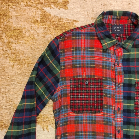 J. Crew Multicolor Plaid Men's Shirt - Picture 4 of 7